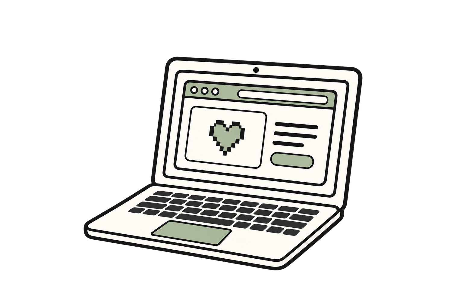 Web design illustration